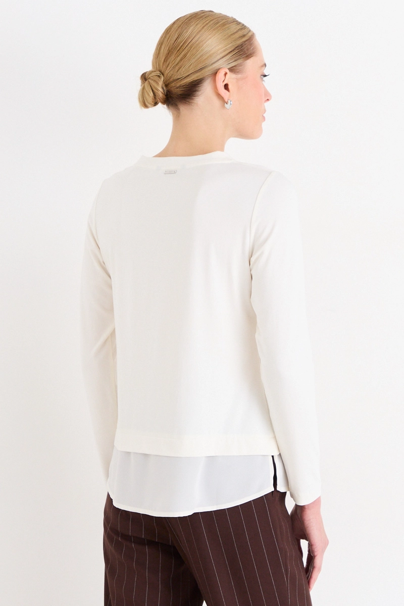 POLERA LISA CRUDO MUJER ASH - 3