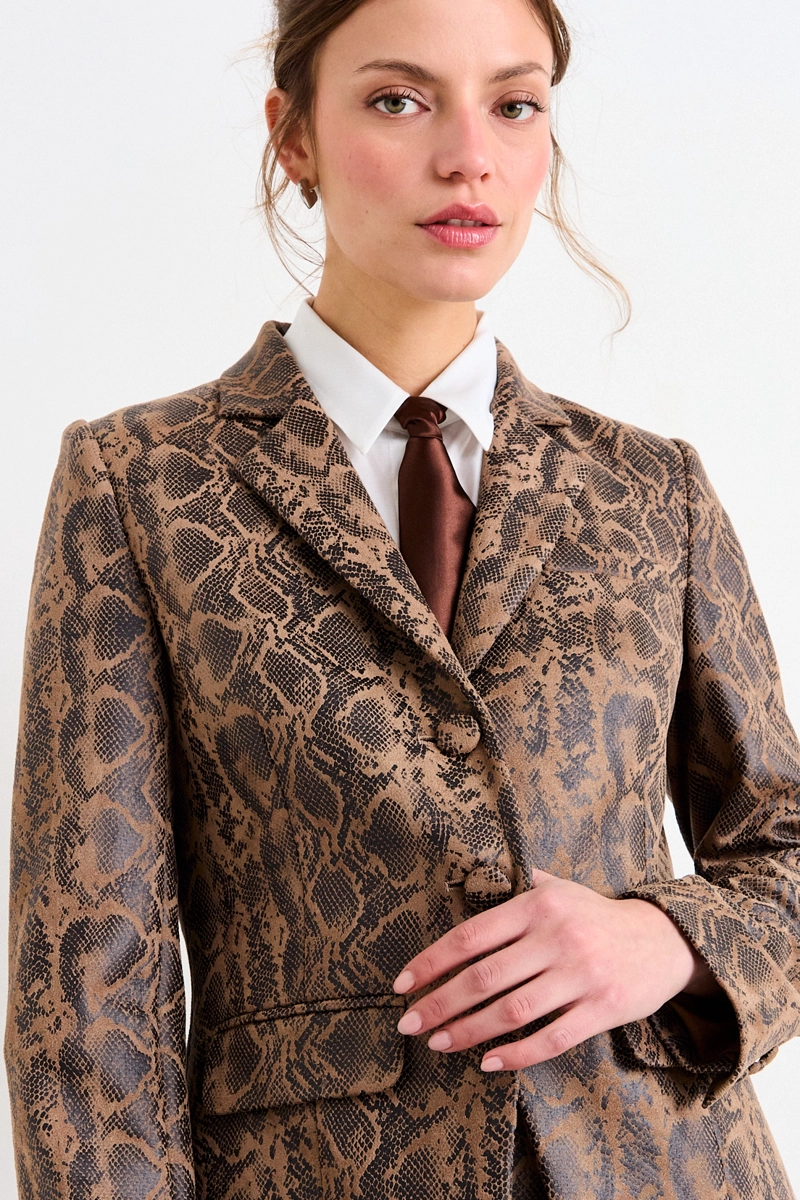 BLAZER FANTASIA CAFE  MUJER IO - 2