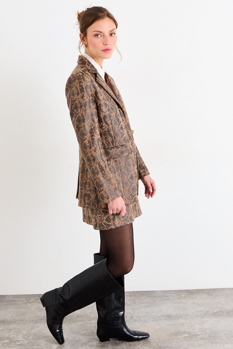 BLAZER FANTASIA CAFE  MUJER IO - 4