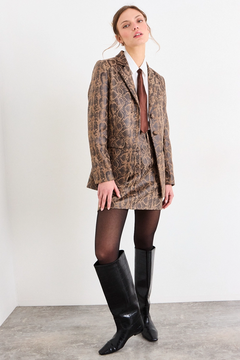 BLAZER FANTASIA CAFE  MUJER IO - 5