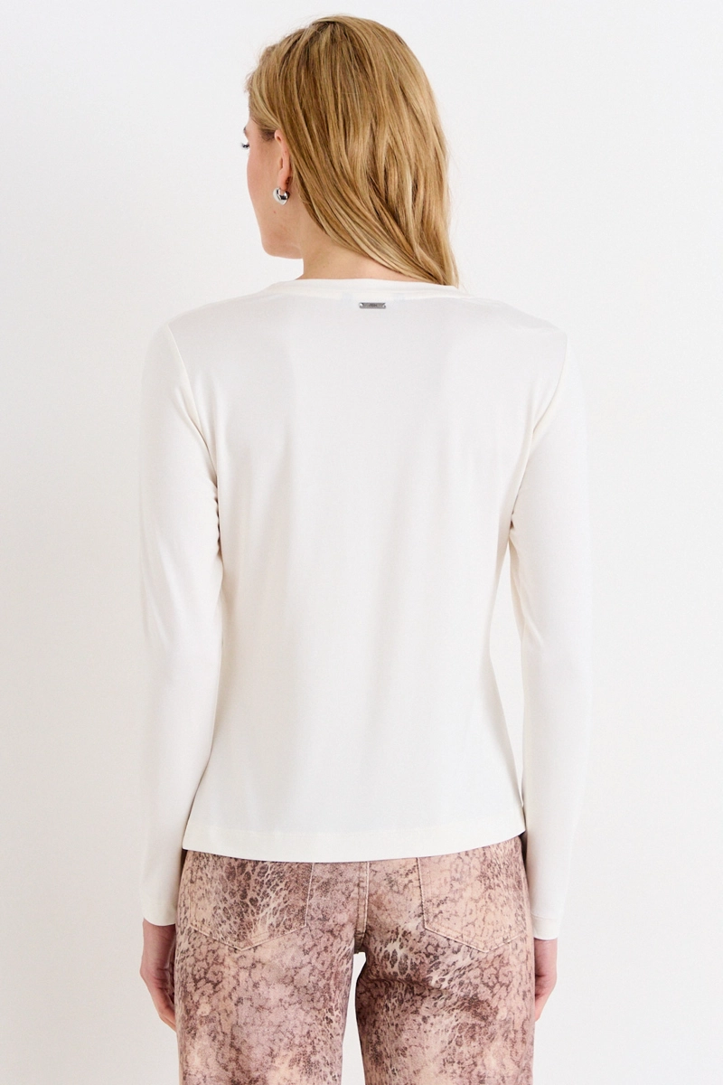 POLERA LISA CRUDO MUJER ASH - 3