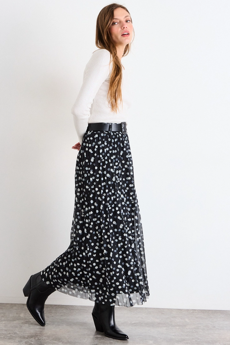 FALDA FANTASIA LARGA NEGRO MUJER IO - 5