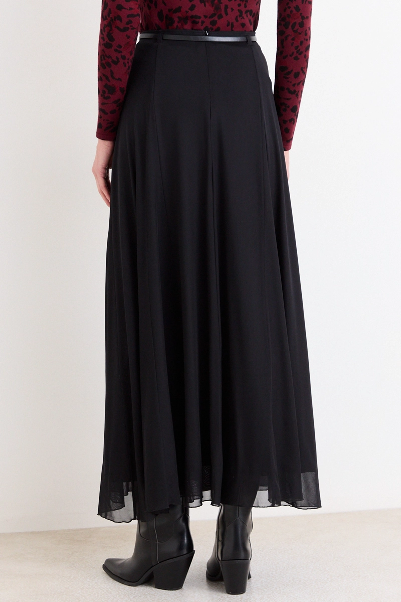 FALDA LARGA NEGRO MUJER ASH - 4