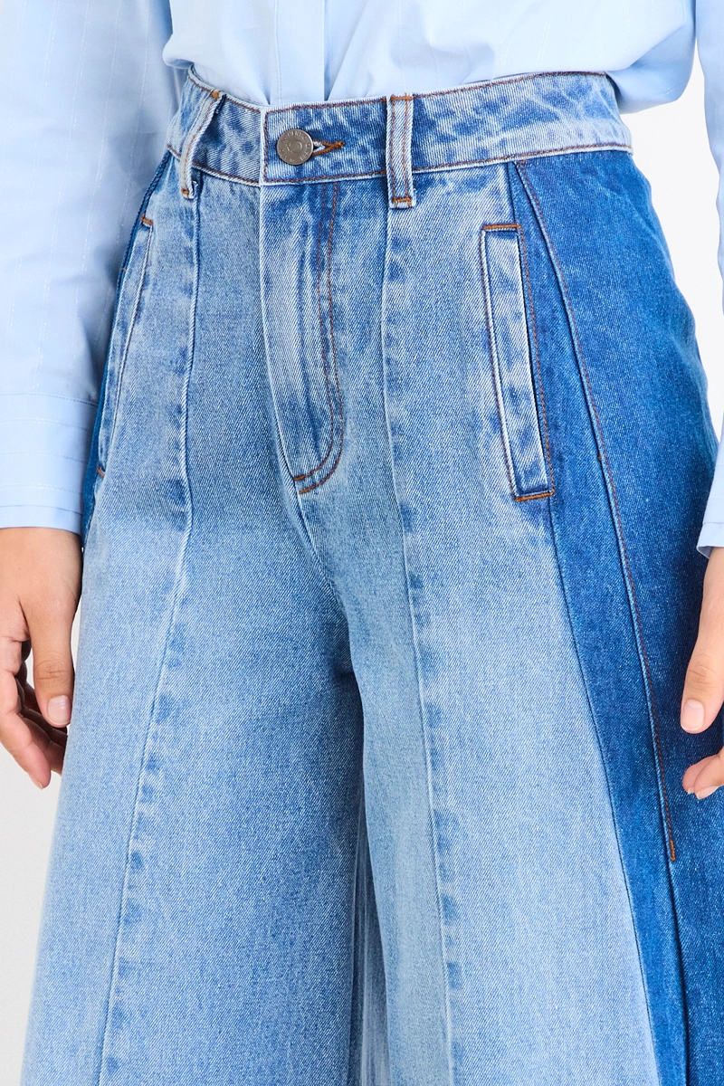 JEANS LISO AZUL MUJER IO - 3