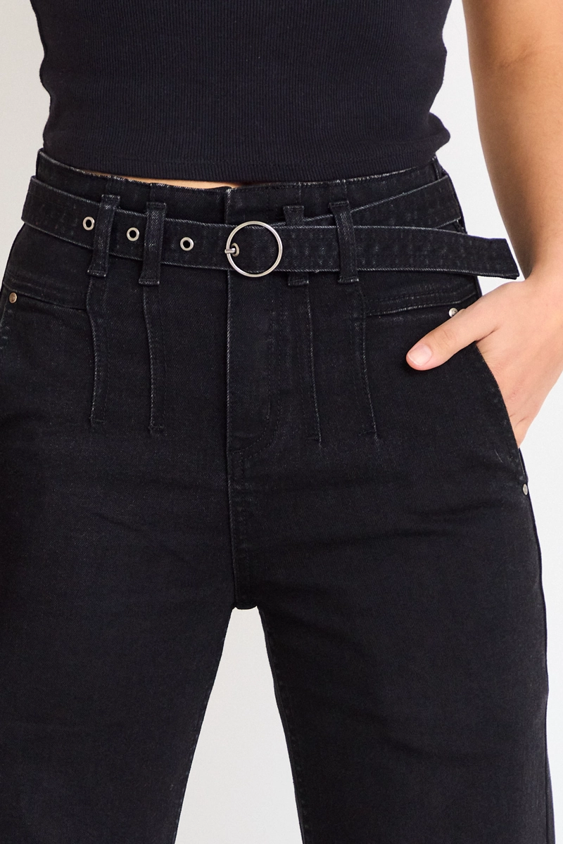 JEANS LISO NEGRO MUJER IO - 3
