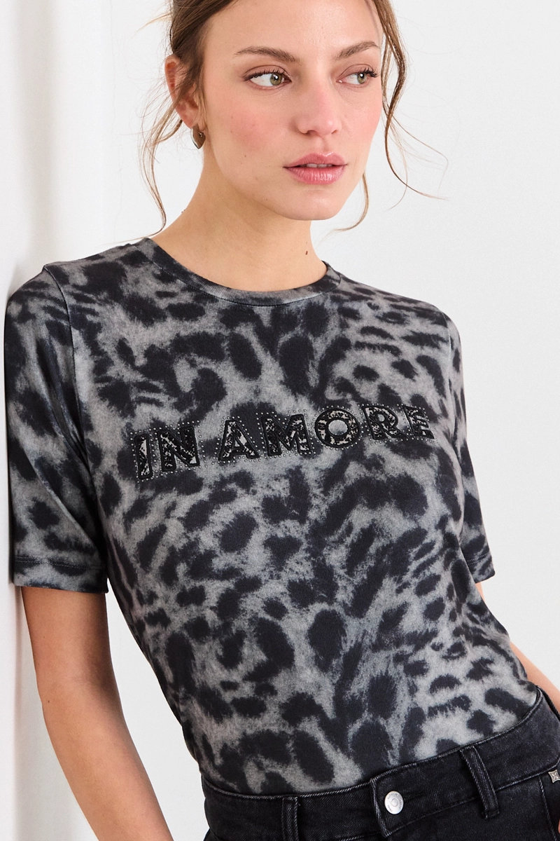 POLERA FANTASIA GRIS MUJER IO - 2