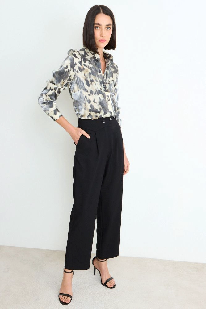 BLUSA LISA MANGA LARGA CRUDO MUJER ASH - 4