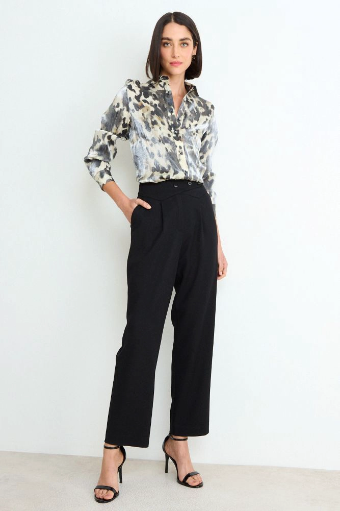 BLUSA LISA MANGA LARGA CRUDO MUJER ASH - 5