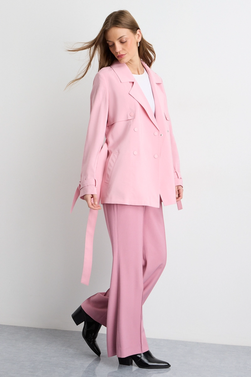 TRENCH ROSA MUJER IO - 4