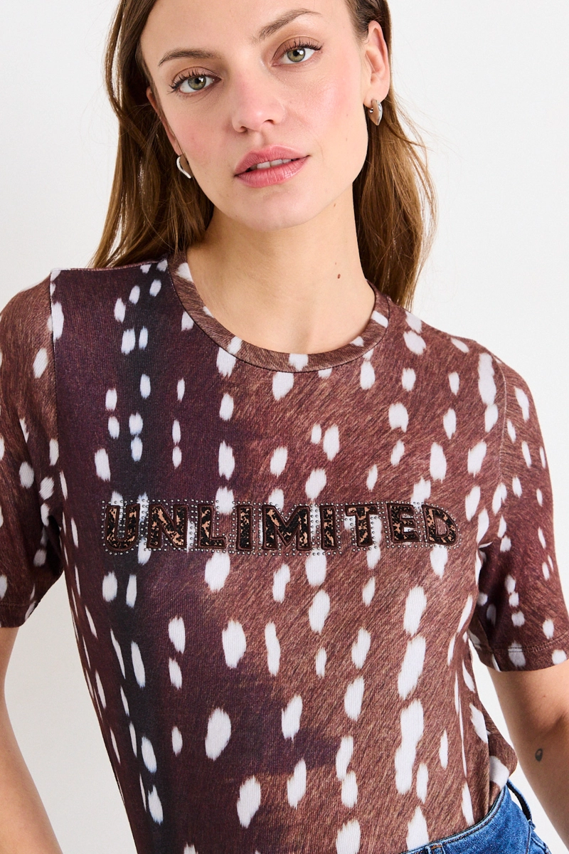 POLERA FANTASIA CAFE  MUJER IO - 1
