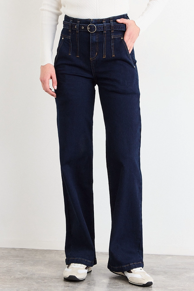 JEANS LISO AZUL MUJER IO - 2