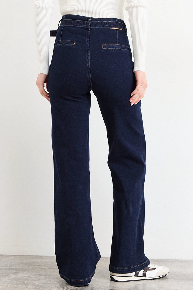 JEANS LISO AZUL MUJER IO - 4