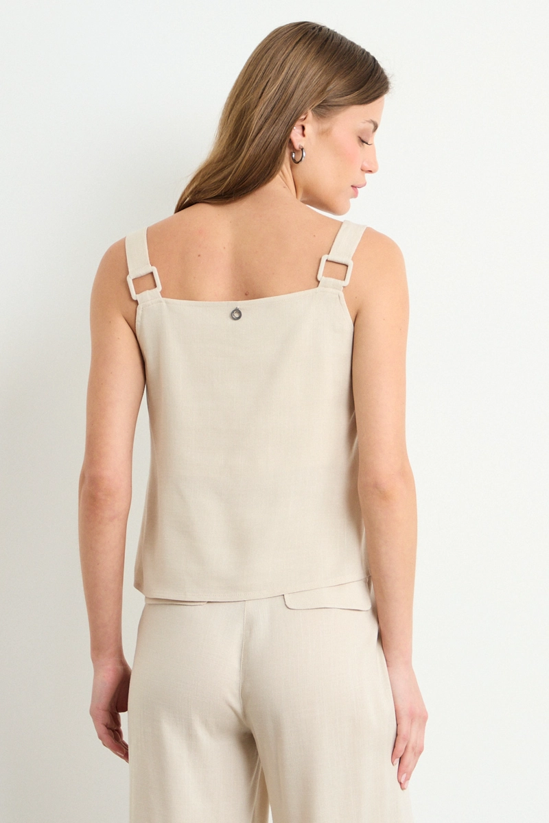 BLUSA LISA BEIGE MUJER IO - 4