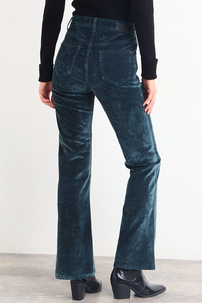 JEANS LISO VERDE MUJER IO - 4