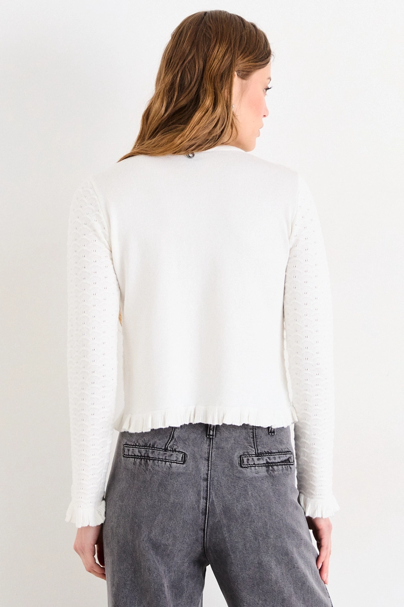 CHALECO LISO CRUDO MUJER IO - 3