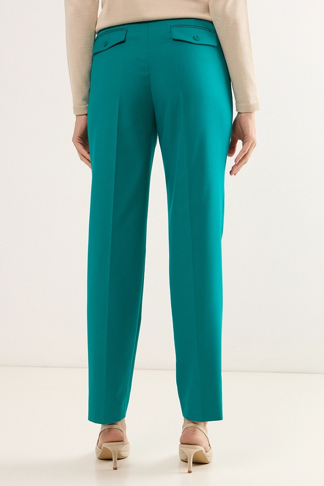 PANTALON LISO VERDE CATA MUJER MA GRIFFE - 4