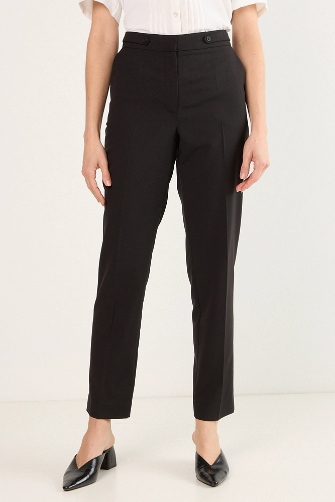 PANTALON LISO NEGRO MUJER MA GRIFFE - 2