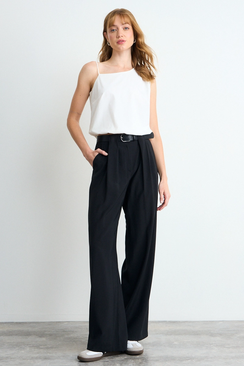 PANTALON NEGRO MUJER IO - 1