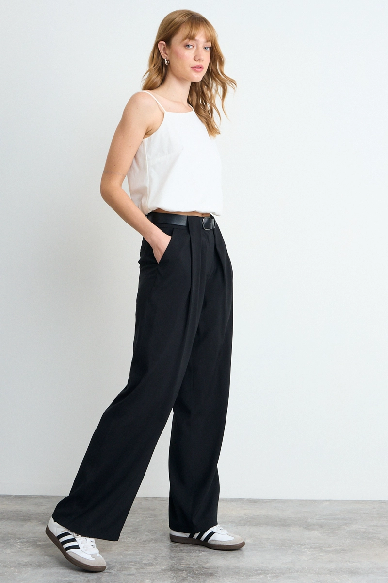 PANTALON NEGRO MUJER IO - 5