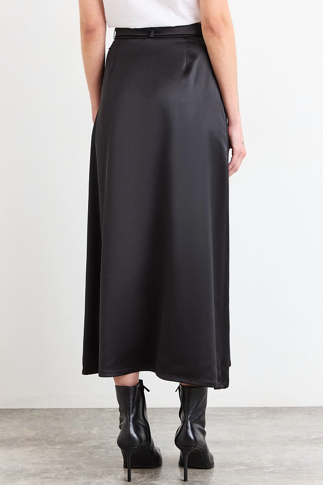 FALDA LARGA NEGRO MUJER IO - 4
