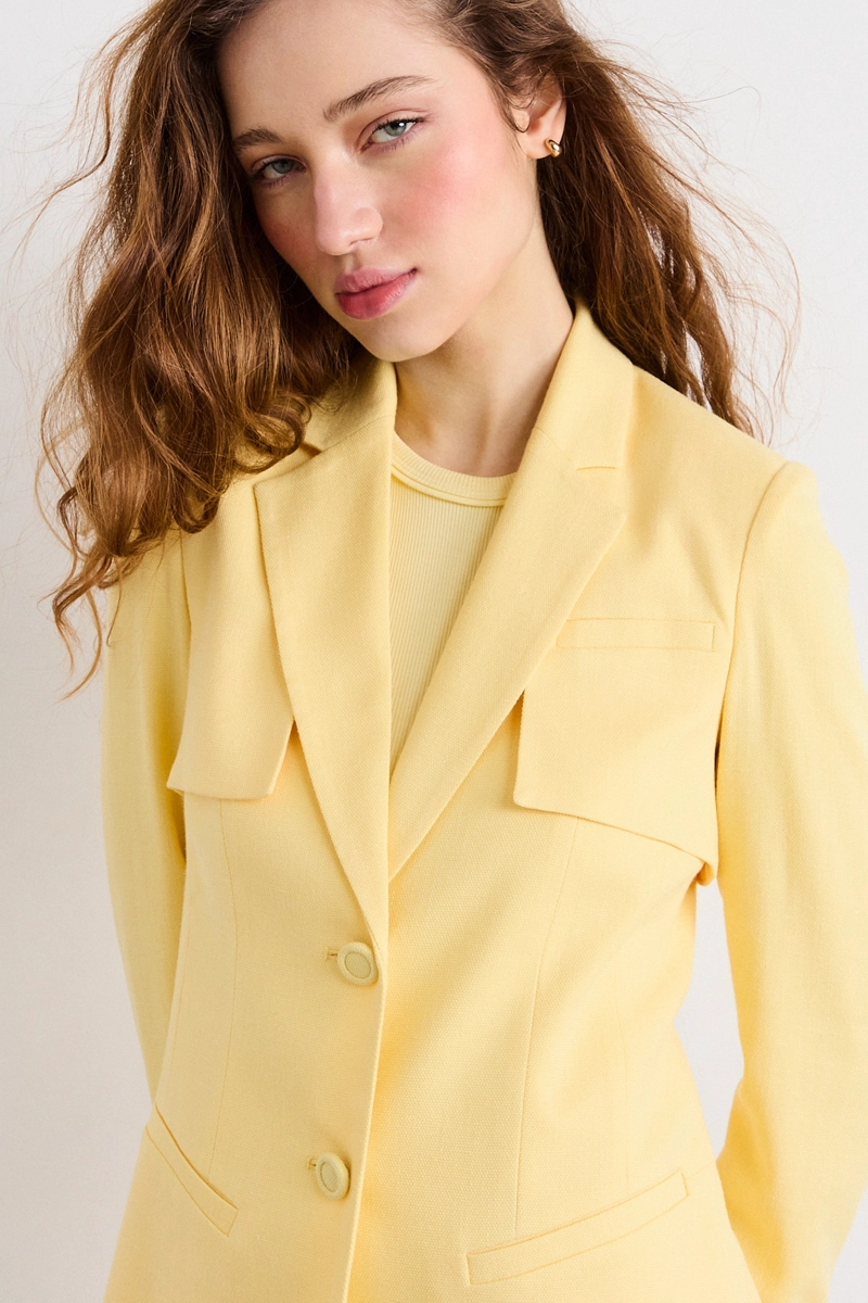 BLAZER AMARILLO MUJER IO - 1