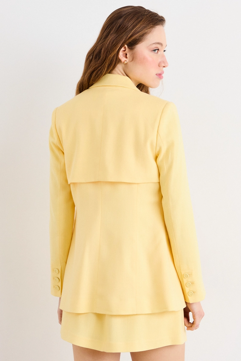 BLAZER AMARILLO MUJER IO - 3