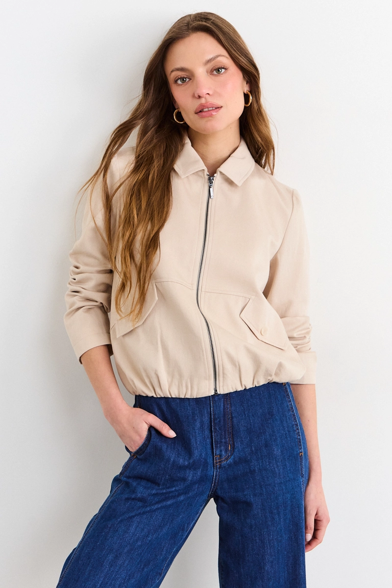 CHAQUETA AVELLANA MUJER IO - 1