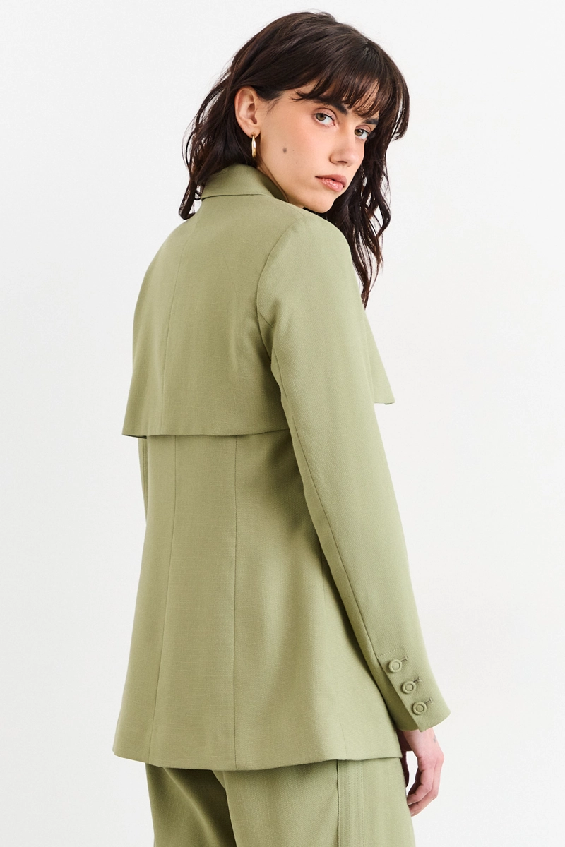 BLAZER VERDE OLIVA MUJER IO - 3