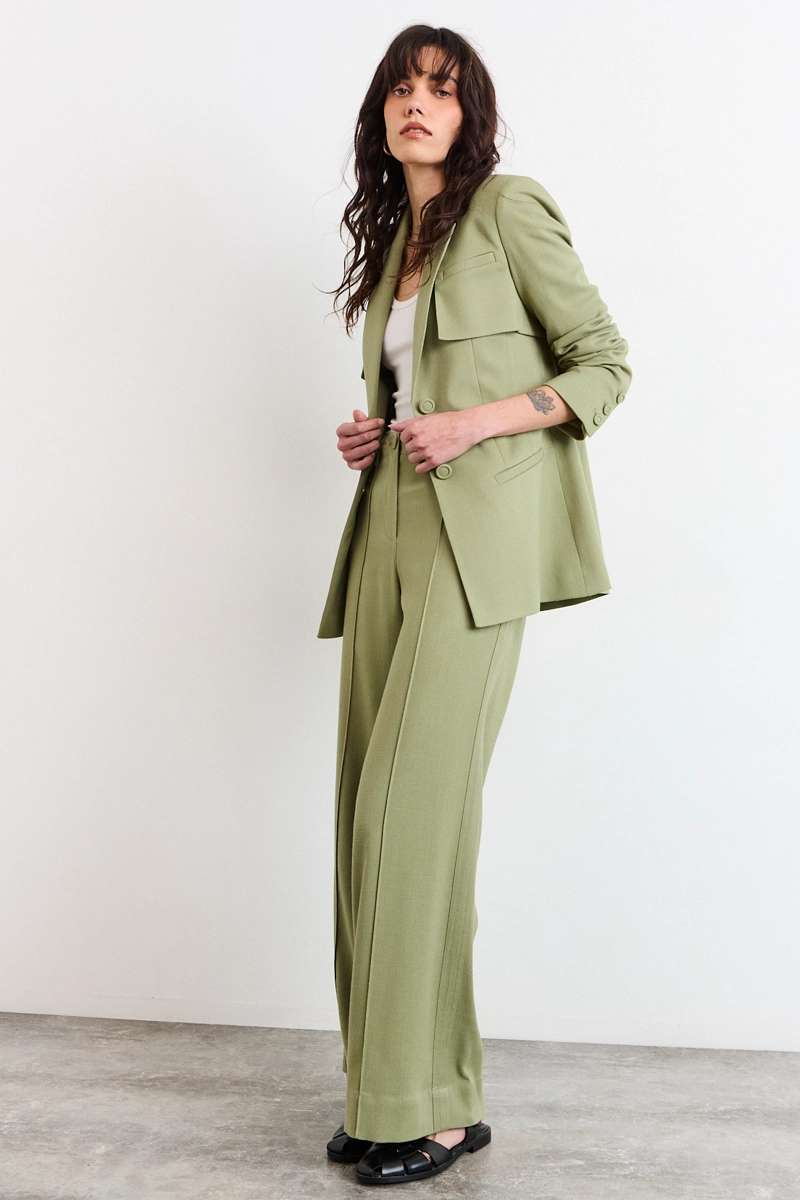 BLAZER VERDE OLIVA MUJER IO - 4