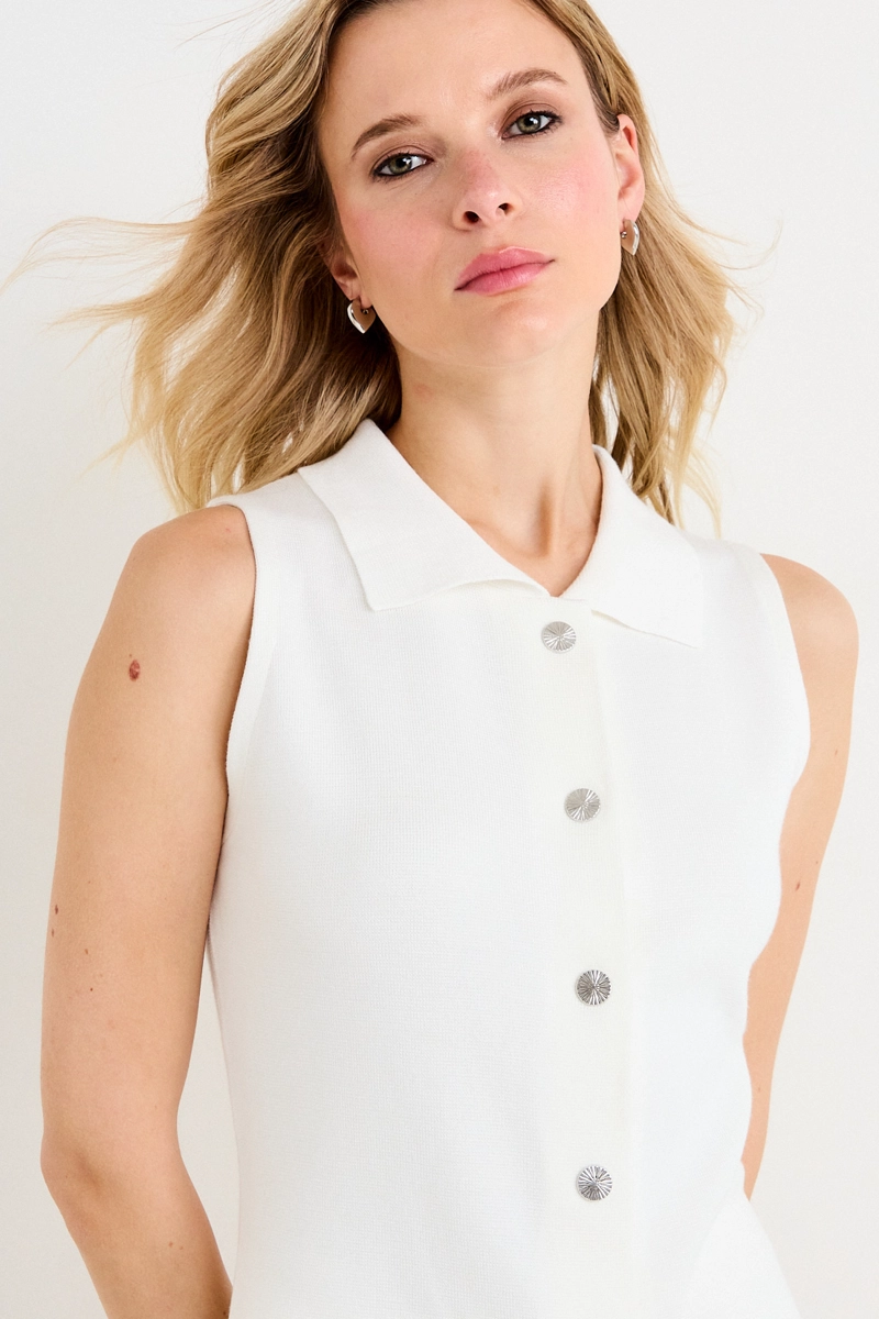 GILET CRUDO MUJER ASH - 2