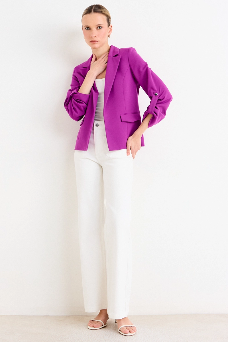 BLAZER MORADO MUJER ASH - 4