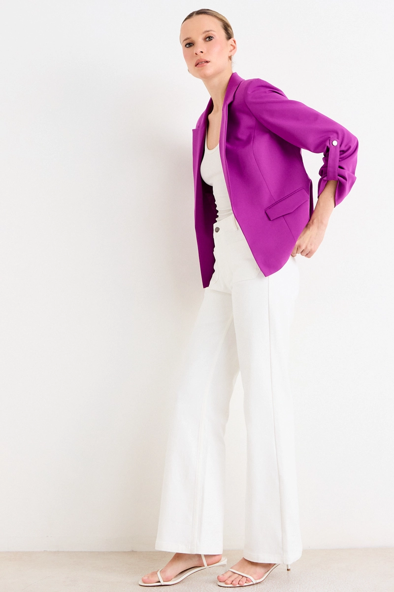 BLAZER MORADO MUJER ASH - 5