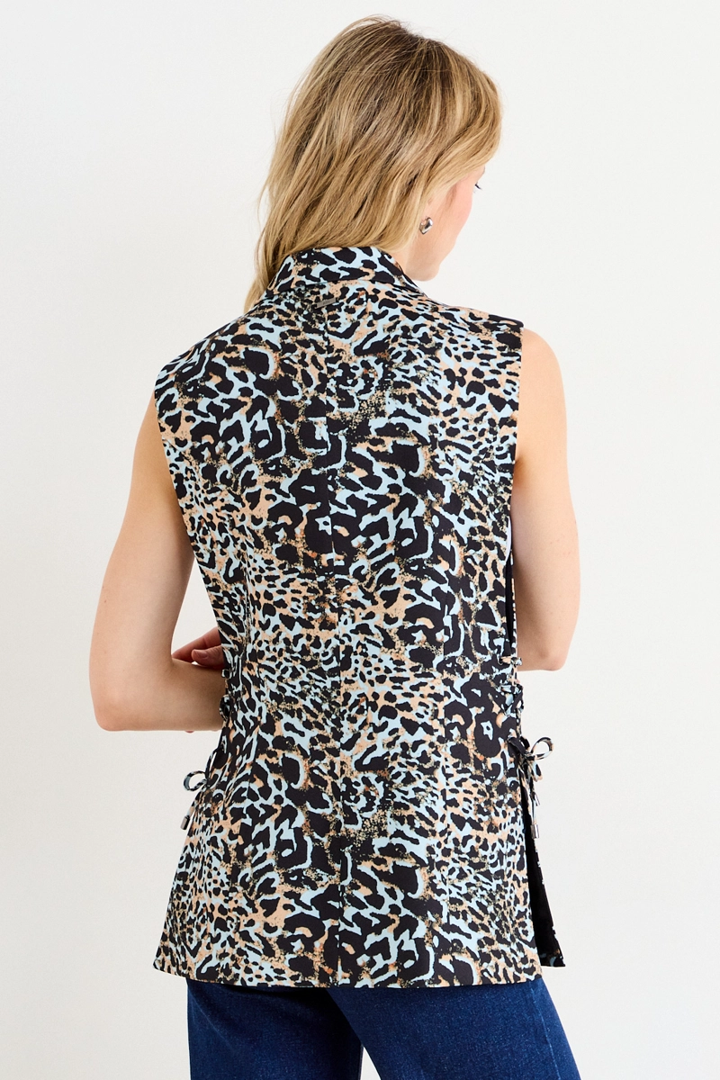 GILET CELESTE MUJER ASH - 3