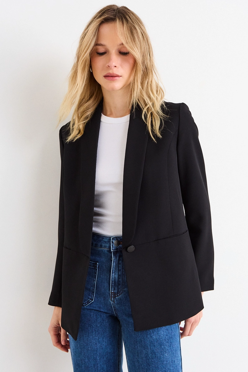 BLAZER NEGRO MUJER ASH - 1