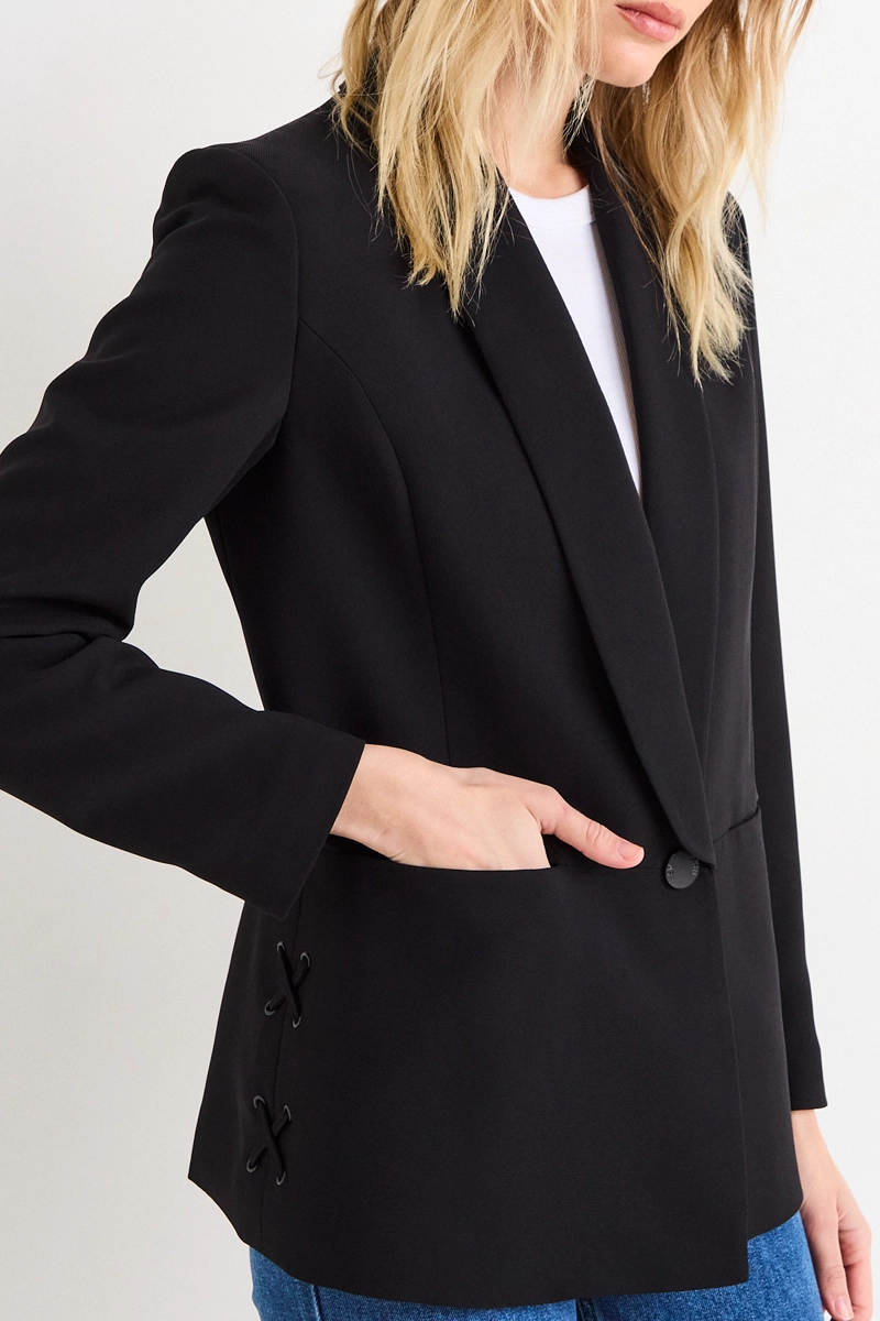 BLAZER NEGRO MUJER ASH - 2
