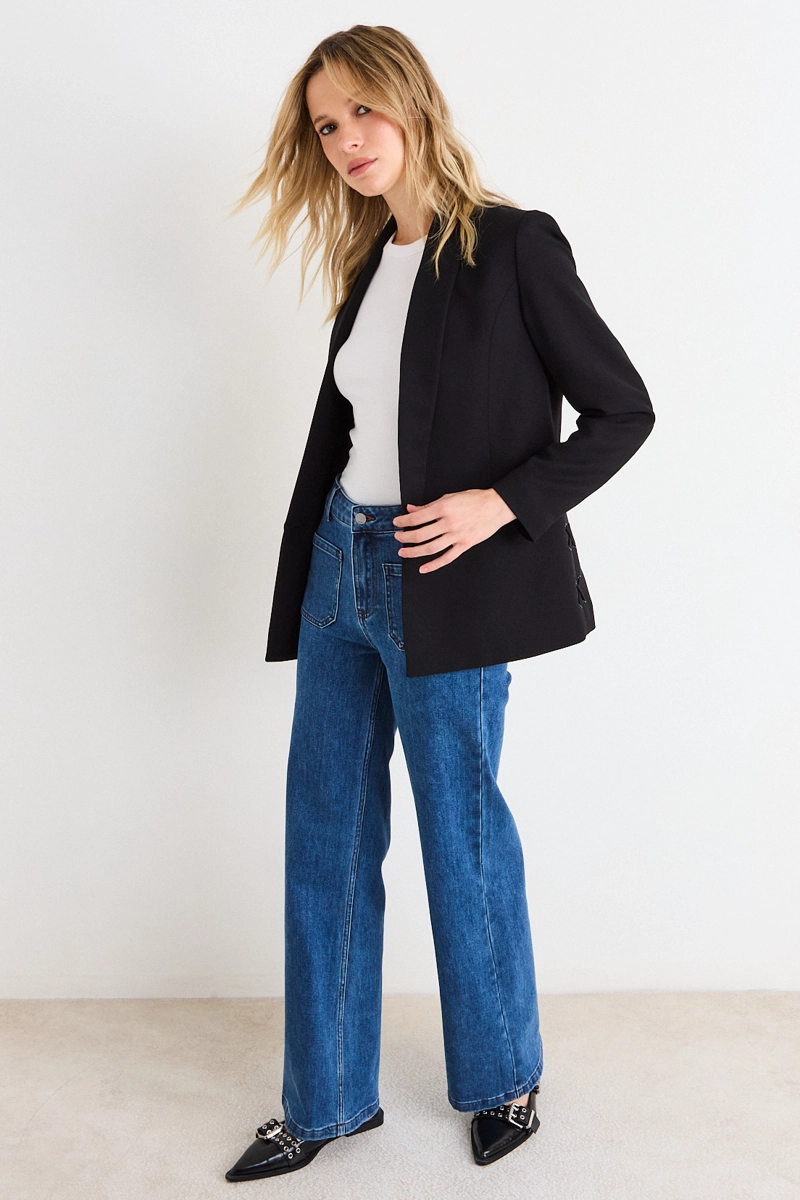 BLAZER NEGRO MUJER ASH - 5