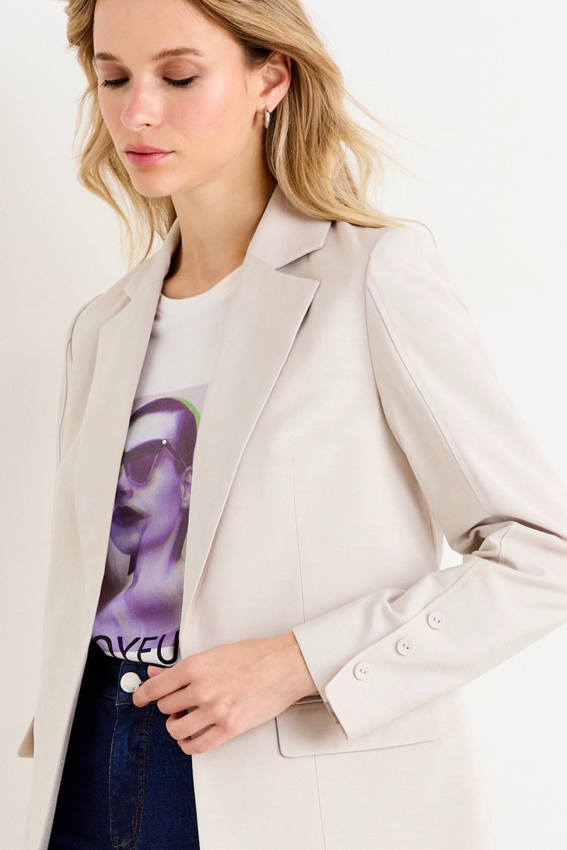 BLAZER BEIGE MUJER ASH - 2