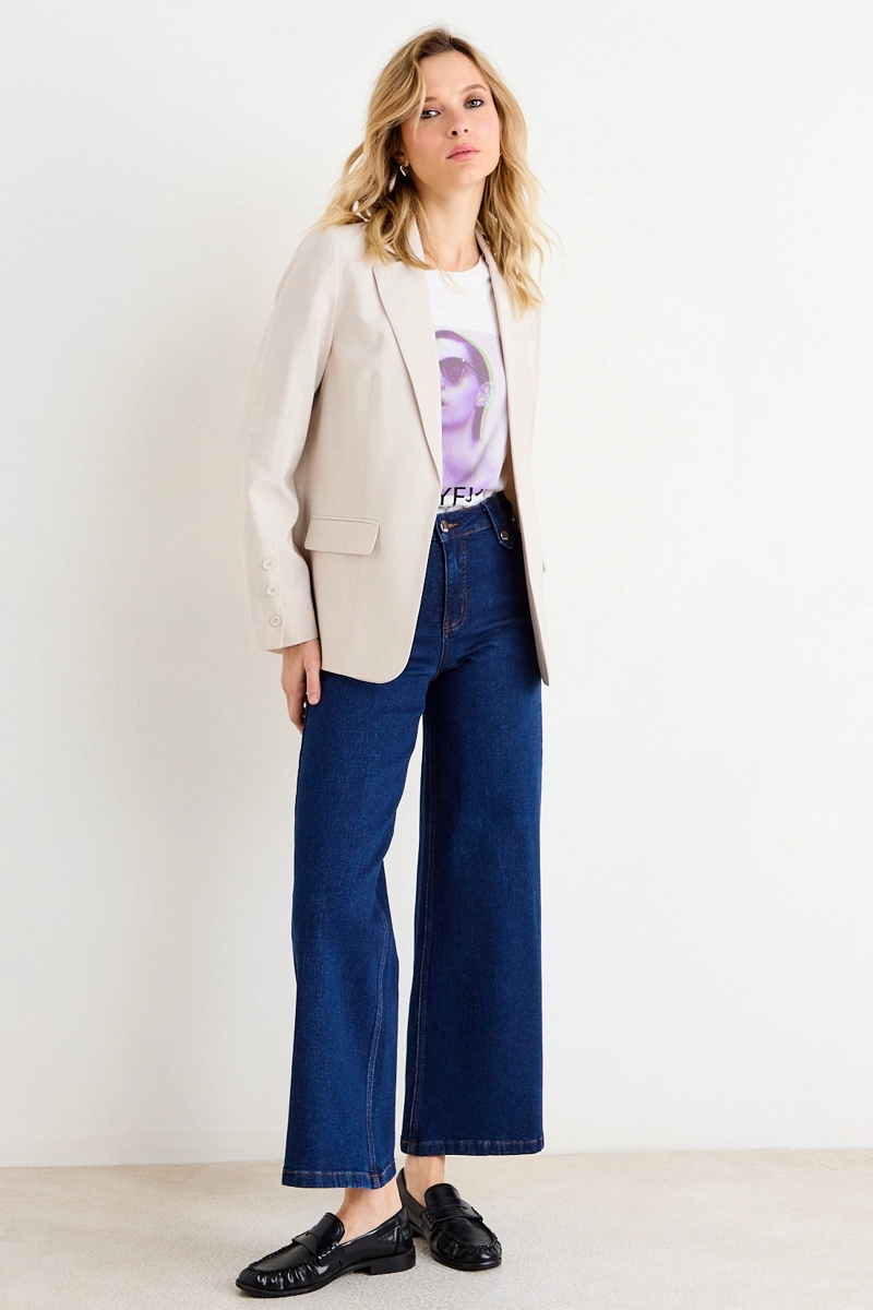 BLAZER BEIGE MUJER ASH - 5