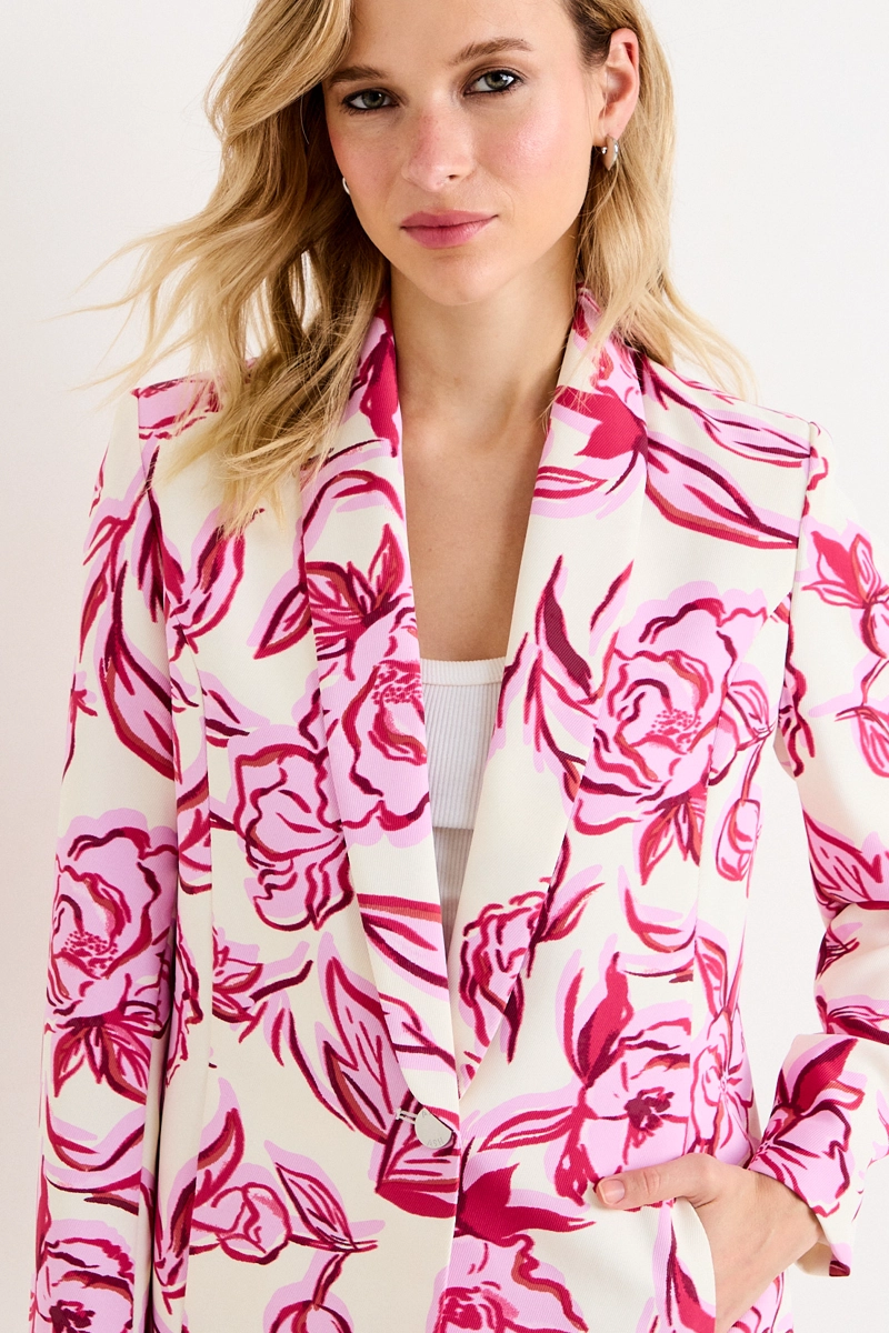 BLAZER ROSA MUJER ASH - 1