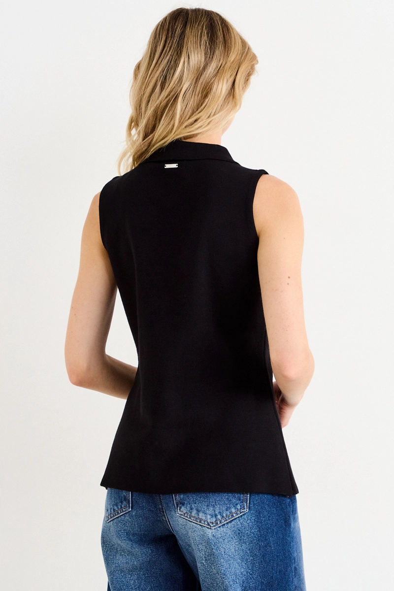 GILET NEGRO MUJER ASH - 3