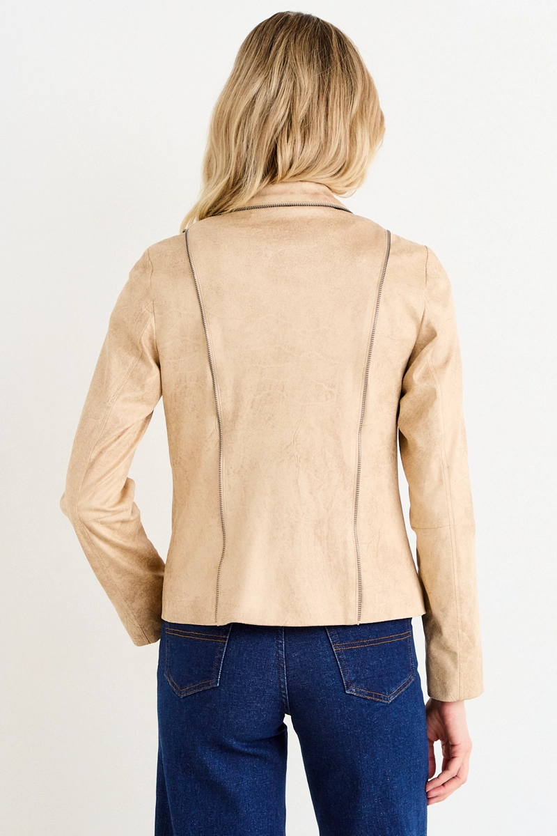 CHAQUETA BEIGE MUJER ASH - 3