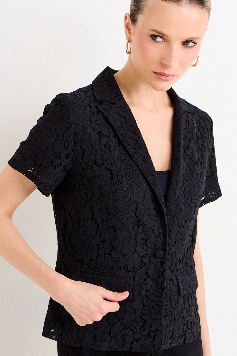 BLAZER NEGRO MUJER ASH - 1
