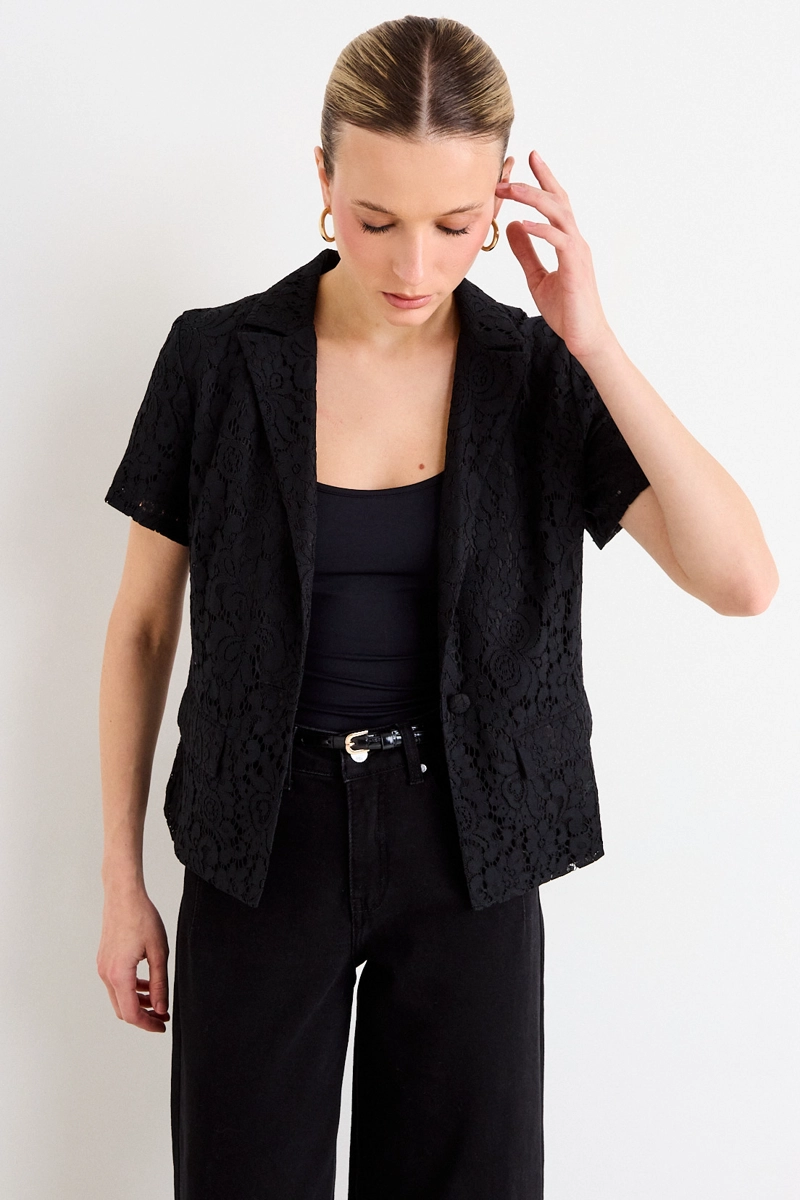 BLAZER NEGRO MUJER ASH - 2