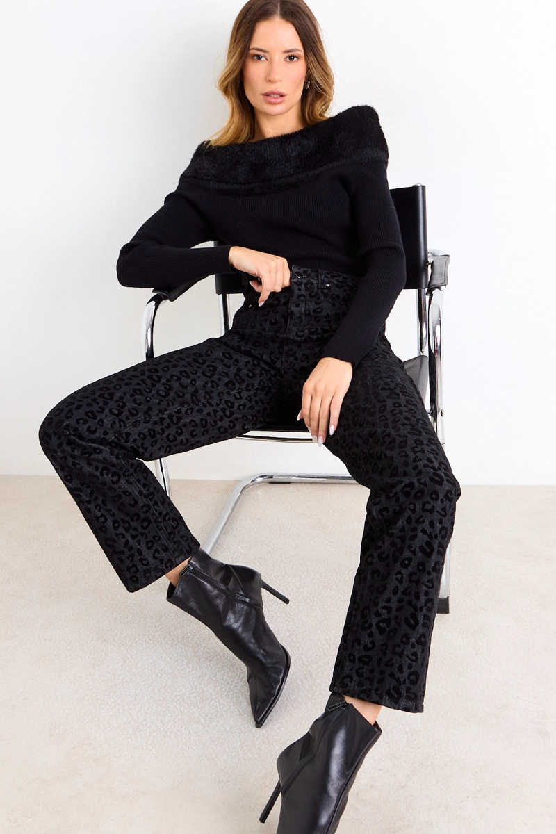 JEANS NEGRO MUJER ASH - 1