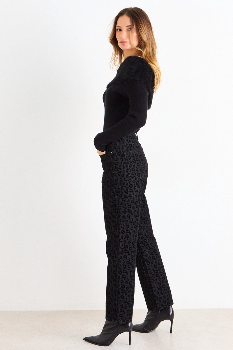 JEANS NEGRO MUJER ASH - 5