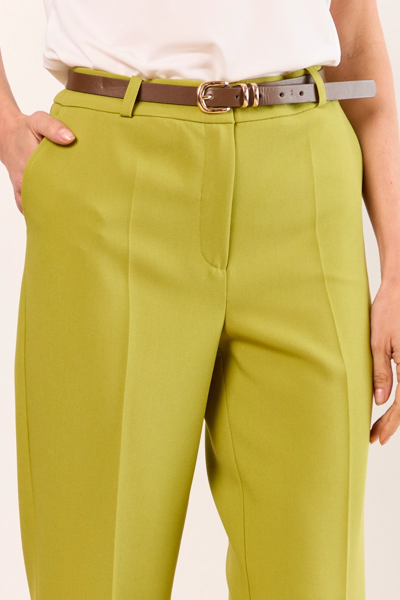 PANTALON VERDE MUJER MA GRIFFE - 3