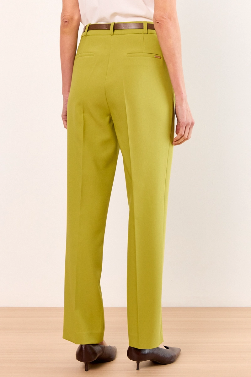 PANTALON VERDE MUJER MA GRIFFE - 4