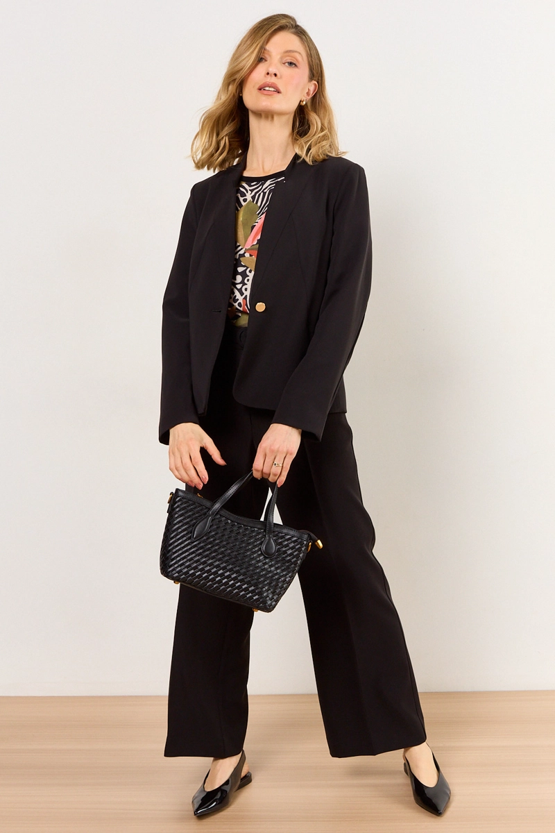 BLAZER NEGRO MUJER MA GRIFFE - 5