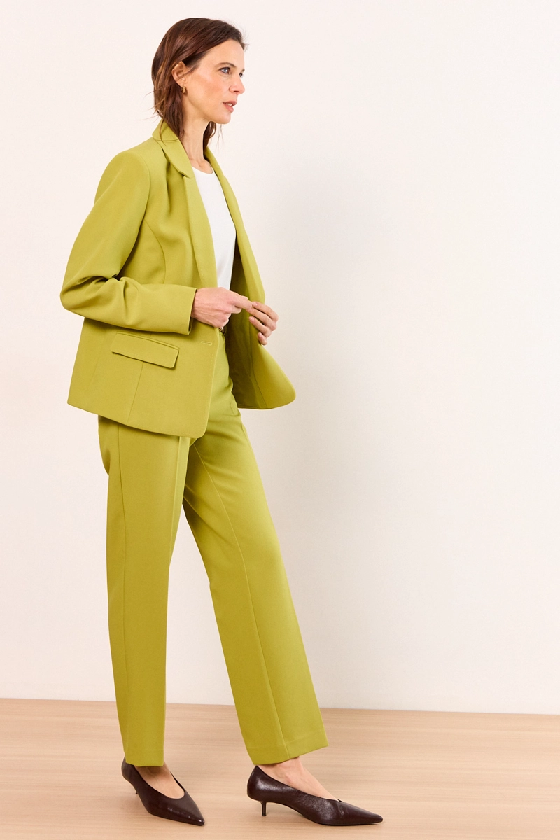 BLAZER VERDE MUJER MA GRIFFE - 5