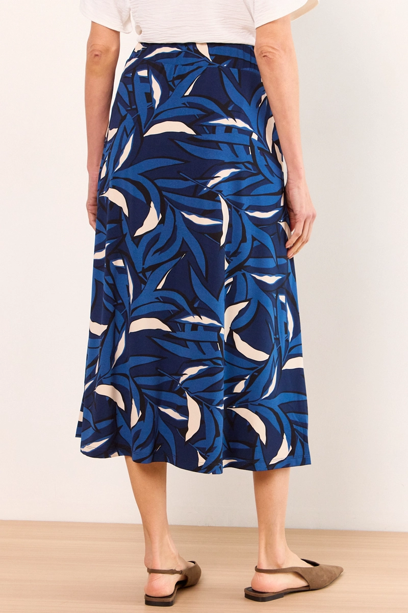 FALDA LARGA AZUL MUJER MA GRIFFE - 4